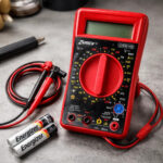 Tester Digital Zurich Zr160 Con Buzzer Puntas Y Pilas - Imagen 4