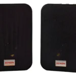 Par De Bafles De Senon Mr4b Con Soporte De Pared Negro