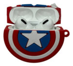 Auriculares Bluethoot Con Funda Del Capitan Americ - Imagen 2