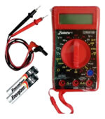 Tester Digital Zurich Zr160 Con Buzzer Puntas Y Pilas - Imagen 3