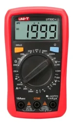 Multímetro Digital Uni-t Ut33c+ 600v Ac/dc Medición De Temperatura Cat Ii 600v - Imagen 2