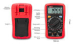 Multímetro Digital Uni-t Ut33c+ 600v Ac/dc Medición De Temperatura Cat Ii 600v - Imagen 9
