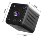 Cámara Espía Mini Wifi Full Hd Microfono Smart Life Negro - Imagen 3