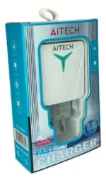 Cargador Rápido De Pared 5.8a 2 Puertos Usb Blanco Aitech - Imagen 5