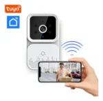 Portero Timbre Inalambrico Wifi Con Camara Hd App Smart Life Blanco - Imagen 2
