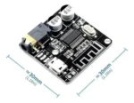 Modulo Audio Bluetooth Bateria Usb Jack 3.5mm Negro E106 - Imagen 3