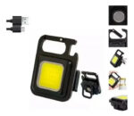 Luz Led Portatil Recargable Con Iman Llavero - Imagen 2