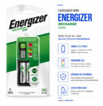 Cargador De Pilas Aa/aaa Energizer Mini - Incluye - Imagen 2