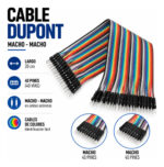 Pack 40 Cables Macho Macho 20cm Dupont Protoboard Arduino - Imagen 2