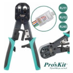 Pinza Crimpeadora Automatica Terminal Pasante Rj45
