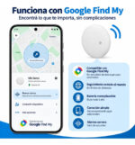 Localizador Gps Rastreador De Objetos Mascotas Apple Google Negro - Imagen 5