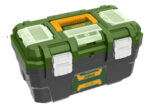 Caja Plastica De Herramientas 16 Broche Metalico Jadever Color Verde