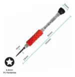 Kit Destornilladores 7 En 1 Yaxun Yx-8186 De Preci - Imagen 9
