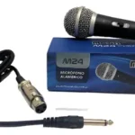 Microfono Alambrico Moon + Cable De 3mts M24