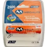 Pila Batería 18650 Recargable 3.7v 2600mah Lintern