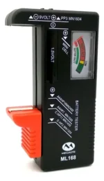 Probador De Pilas Tester 1,5 Volts Y 9 Volts Megal - Imagen 2