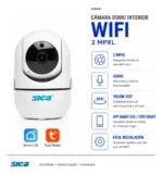 Camara Ip Wifi De Interior Sica 2mpxl 360° Audio - Imagen 2