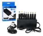 Cargador Universal Notebook Multivoltaje Wibek 120w 8 Conectores Negro