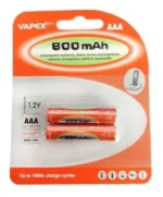 Pilas Recargable Aaa 1.2v 800mah Ni-mh Vapex Tel I - Imagen 2