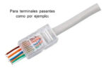 Pinza Crimpeadora Automatica Terminal Pasante Rj45 - Imagen 3