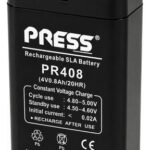 Batería Gel Recargable 4v 0.8ah Press Pr408