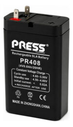 Batería Gel Recargable 4v 0.8ah Press Pr408