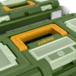 Caja Plastica De Herramientas 16 Broche Metalico Jadever Color Verde - Imagen 2