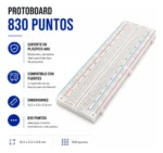 Placa Experimental 830 Puntos Protoboard Mb-102 - Imagen 2